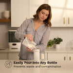 Reusable Breastmilk Storage Bags, 10 Pack, Includes Filling Funnel - product thumbnail