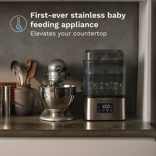 SuperQuick™ Baby Bottle Steriliser and Dryer - Sterilises & Dries in just 10 Minutes - product thumbnail