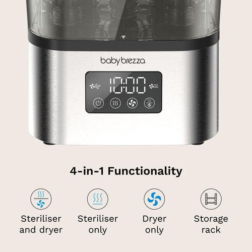 SuperQuick™ Baby Bottle Steriliser and Dryer - Sterilises & Dries in just 10 Minutes - product thumbnail