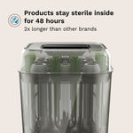 SuperQuick™ Baby Bottle Steriliser and Dryer - Sterilises & Dries in just 10 Minutes - product thumbnail