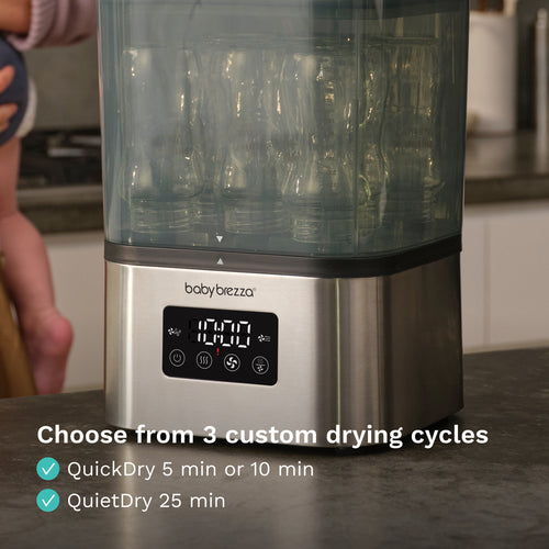 SuperQuick™ Baby Bottle Steriliser and Dryer - Sterilises & Dries in just 10 Minutes - product thumbnail