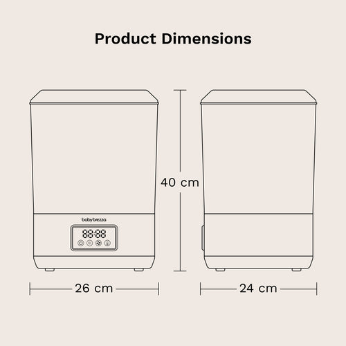 SuperQuick™ Baby Bottle Steriliser and Dryer - Sterilises & Dries in just 10 Minutes - product thumbnail