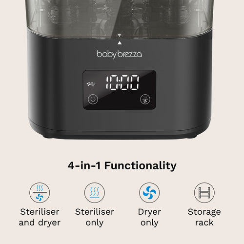 SuperQuick™ Baby Bottle Steriliser and Dryer - Sterilises & Dries in just 10 Minutes - product thumbnail