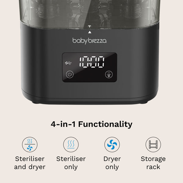 SuperQuick™ Baby Bottle Steriliser and Dryer - Sterilises & Dries in just 10 Minutes - product thumbnail