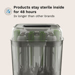 SuperQuick™ Baby Bottle Steriliser and Dryer - Sterilises & Dries in just 10 Minutes - product thumbnail