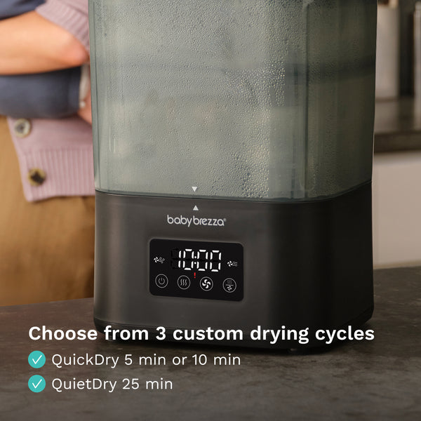 SuperQuick™ Baby Bottle Steriliser and Dryer - Sterilises & Dries in just 10 Minutes - product thumbnail