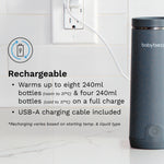 Superfast Portable Bottle Warmer - Rechargeable Travel Warmer for Formula and Breastmilk - product thumbnail