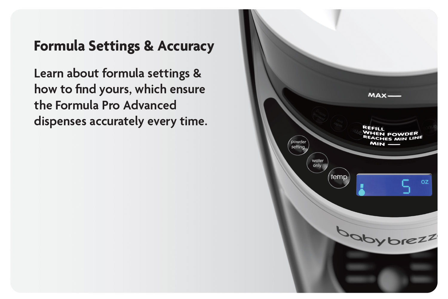 FPA Settings Accuracy Baby Brezza Australia fpa-settings-accuracy-baby-brezza-australia
