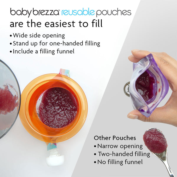Reusable Baby Food Pouches 10 Pack Baby Brezza Australia reusable-baby-food-pouches-10-pack-baby-brezza-australia